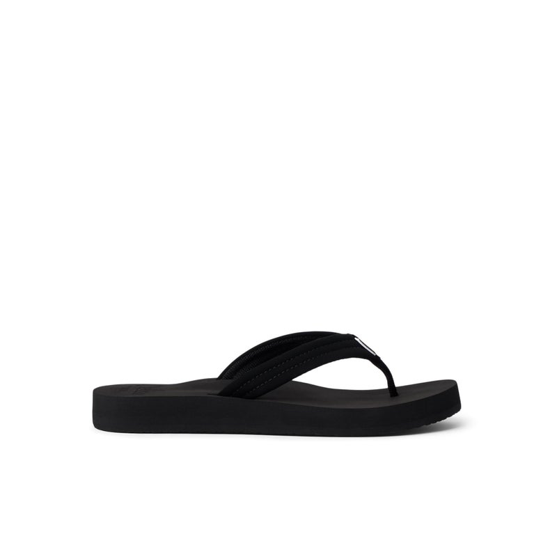 Reef Cushion Breeze Womens Flip Flop, Ultra Soft Cushion Footbed, Arch Support, Black/Black, 11 - Image 4